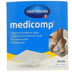 MEDICOMP COMPRESAS NON WOVEN 10X10 25 SOBRES