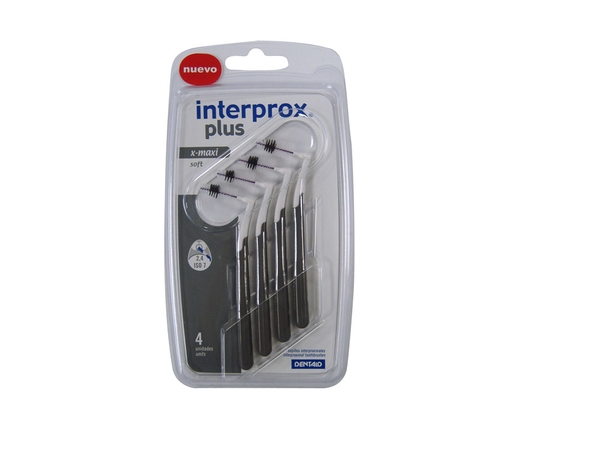 CEPILLO INTERPROX PLUS 2G X-MAXI BLISTER 4 UN CN158171