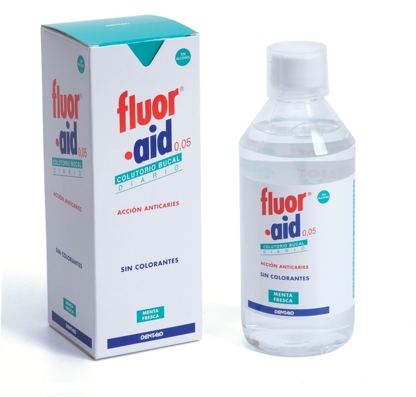 FLUOR AID 0.05 COLUTORIO DIARIO MENTA FRESCA 500ML