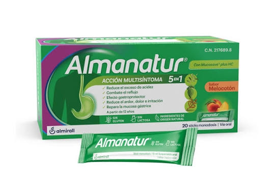 ALMANATUR MELOCOTON 20 STICKS MONODOSIS
