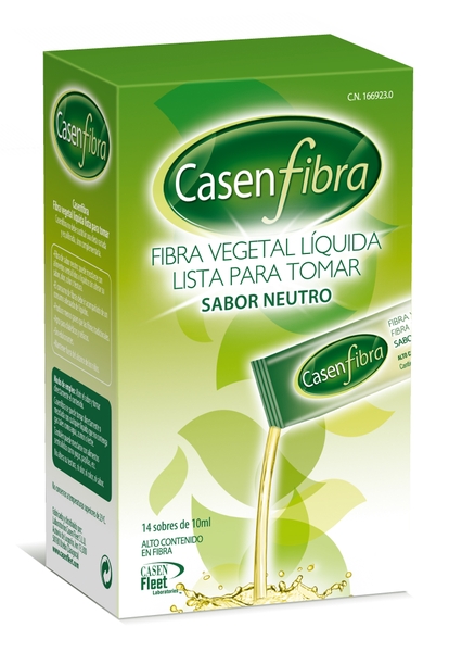 CASENFIBRA ADULTOS FIBRA VEGETAL SABOR NEUTRO 14 STICKS DE 10ML