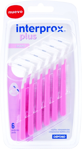 CEPILLO INTERPROXIMAL PLUS 2G NANO BLISTER 6 UNIDADES CN154414