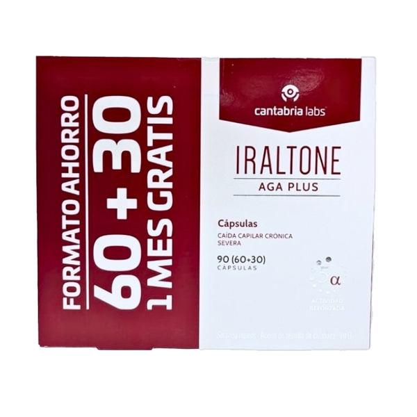 IRALTONE AGA PLUS 60+30 CAPSULAS
