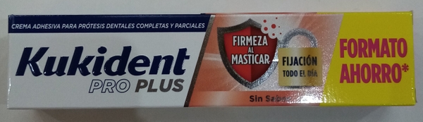 KUKIDENT PRO PLUS DOBLE ACCION SIN SABOR 60GR