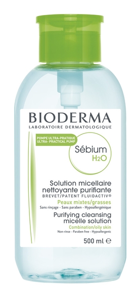 BIODERMA SEBIUM PUMP H2O SOLUCION MICELAR PIELES MIXTAS GRASAS 500ML