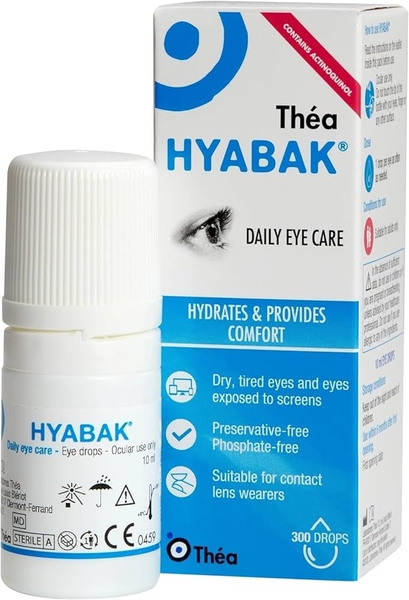 THEAHYABAK SOLUCION HUMECTANTE PARA OJOS Y LENTES DE CONTACTO 10ML 