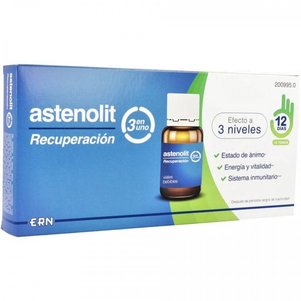 ASTENOLIT RECUPERACION 3 EN 1 12 VIALES 10ML