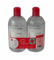 BIODERMA SENSIBIO H2O SOLUCION MICELAR DUPLO 500ML+500ML