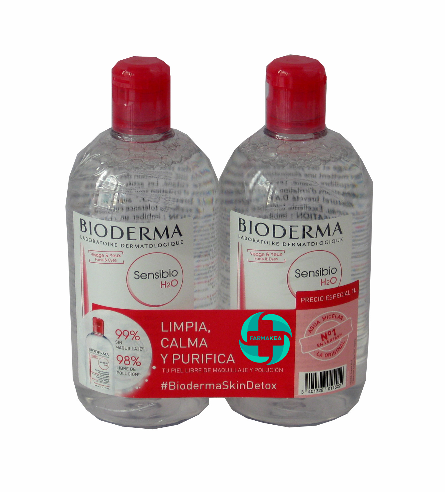 Bioderma Sensibio agua micelar duplo