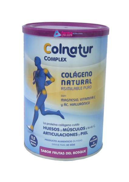 COLNATUR COMPLEX COLÁGENO Y MAGNESIO 345 GRAMOS SABOR FRUTAS DEL BOSQUE