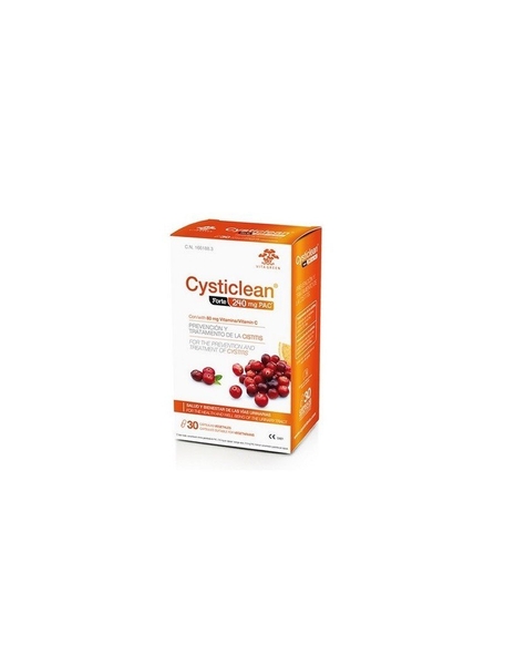 CYSTICLEAN FORTE 240MG PAC Y VITAMINA C 30 CAPSULAS