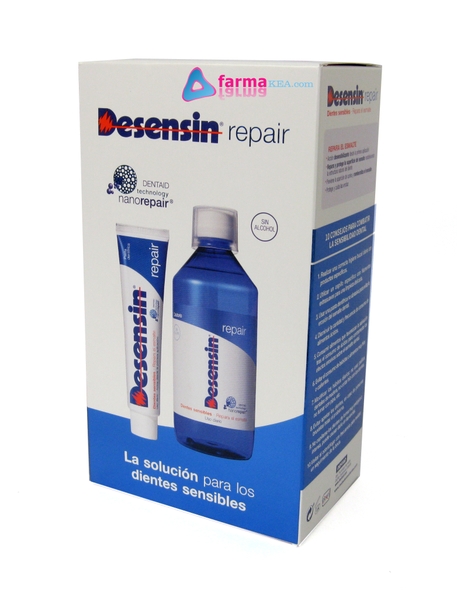 DESENSIN REPAIR PACK PASTA 75ML+COLUTORIO 500ML