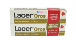 PASTA DENTAL LACER OROS DUPLO ACCION INTEGRAL 2X125ML