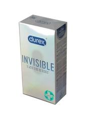 PRESERVATIVOS DUREX LOVE SEX INVISIBLE EXTRA FINO EXTRA SENSITIVO 12 UNIDADES