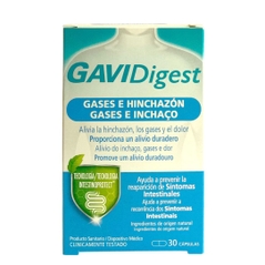 GAVIDIGEST GASES E HINCHAZON 30 CAPSULAS
