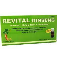 REVITAL GINSENG+JALEA REAL+VITAMINA C 20 AMPOLLAS 10CC