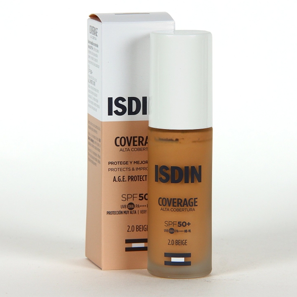 FOTOPROTECTOR ISDIN COVERAGE SPF50 BEIGE 30G
