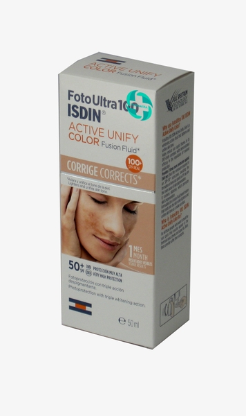 FOTOULTRA 100 ISDIN ACTIVE UNIFY FUSION FLUID COLOR 50ML