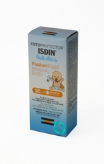 FOTOPROTECTOR ISDIN PEDIATRICS FUSION FLUID MINERAL BABY SPF50 A PARTIR DE 0 MESES 50ML