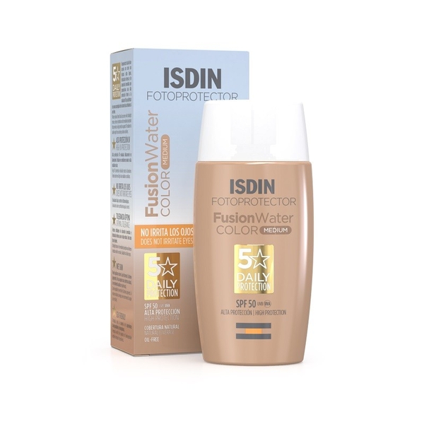 FOTOPROTECTOR ISDIN FUSION WATER COLOR MEDIUM 50+ 50ML