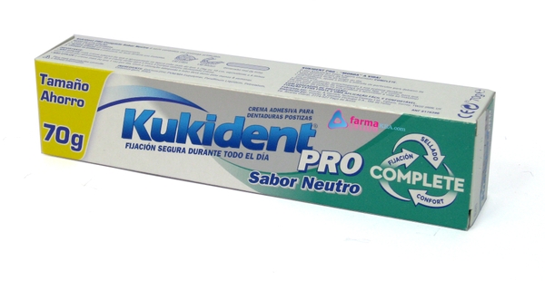 KUKIDENT PRO COMPLETE SABOR NEUTRO TAMAÑO AHORRO 70GR