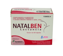 NATALBEN LACTANCIA 60 CAPSULAS