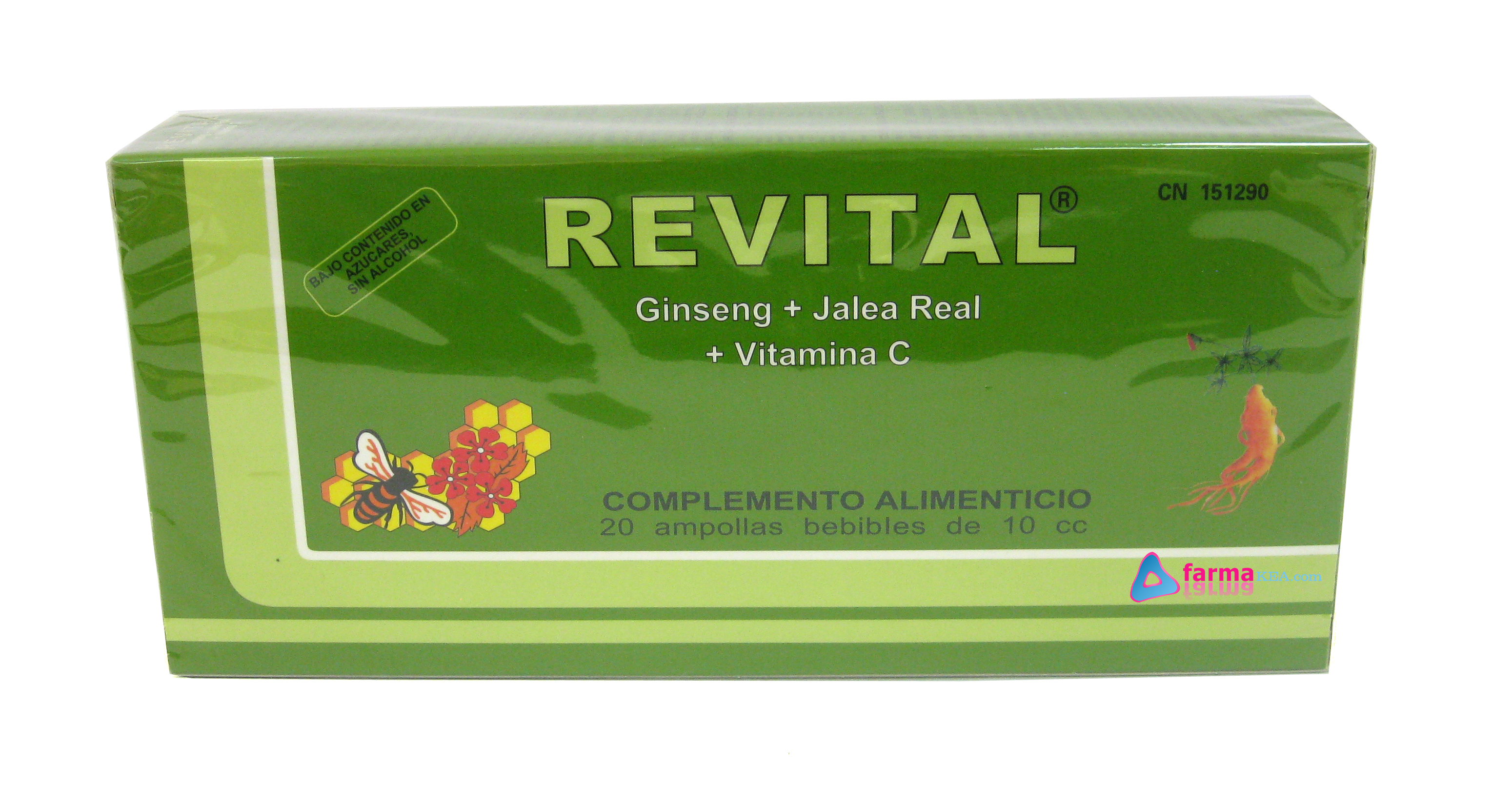 REVITAL GINSENG+JALEA REAL+VITAMINA C 20 AMPOLLAS 10CC ... REVITAL GINSENG+JALEA REAL+VITAMINA C 20 AMPOLLAS 10CC ...