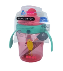 SUAVINEX TAZA ROSA ANTIDERRAME APRENDIZAJE +6 MESES 200ML