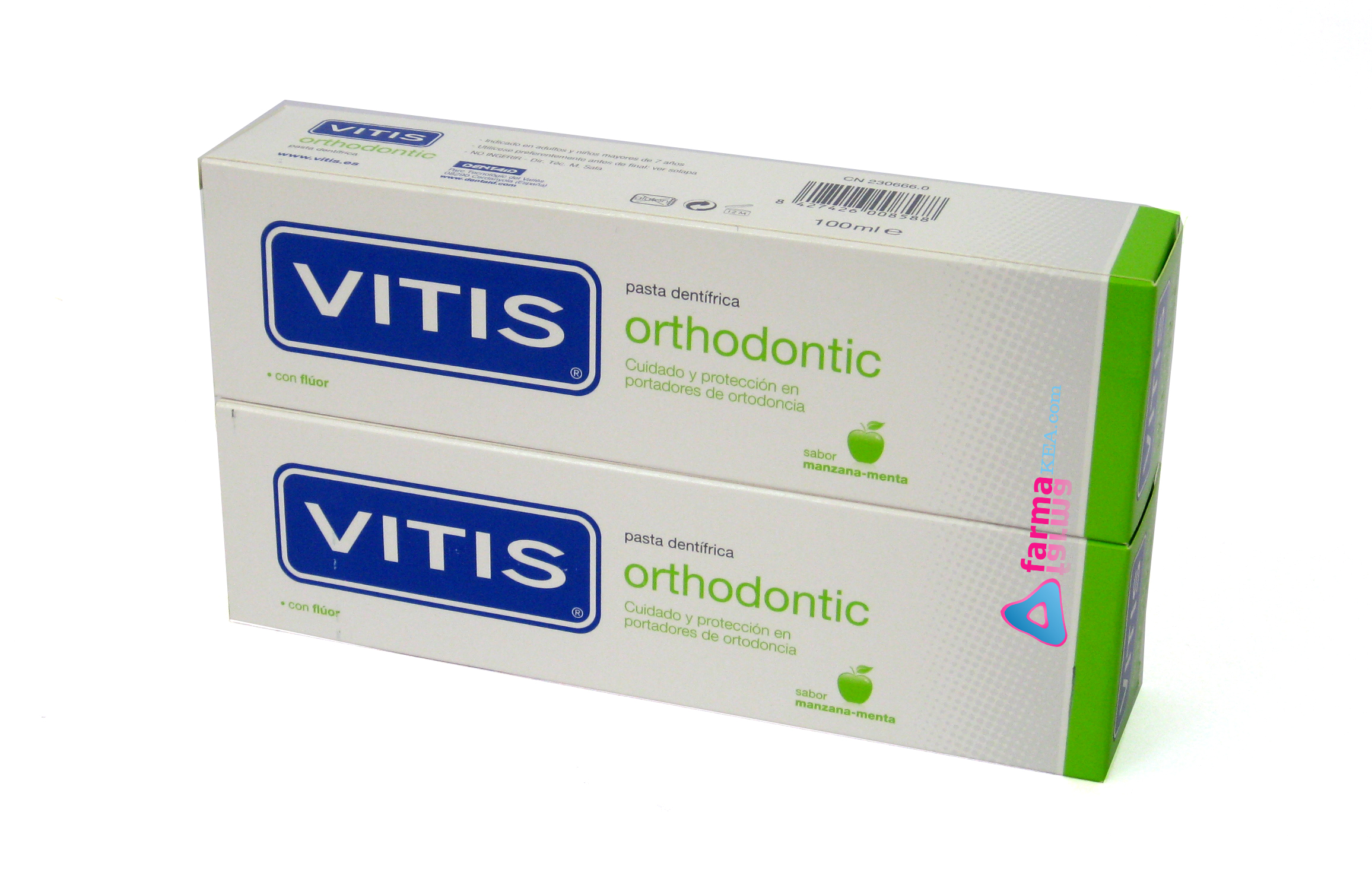 Pasta de dientes vitis manzana